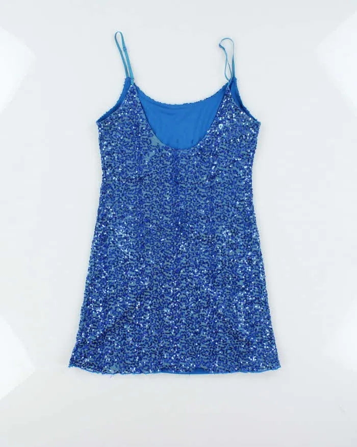 Vintage Y2k 00s Grass Sequin Mini Dress - M sold by Rokit product image thumbnail 2