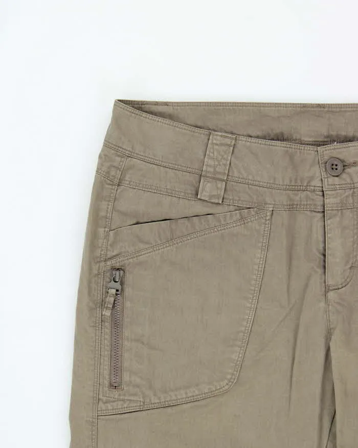 Vintage The North Face Women's Khaki Low Rise Straight Leg Utility Trousers - W32 L31 sold by Rokit product image thumbnail 4