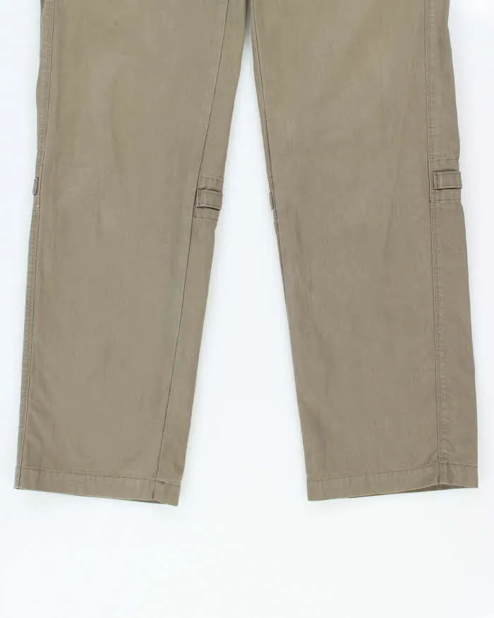 Vintage The North Face Women's Khaki Low Rise Straight Leg Utility Trousers - W32 L31 sold by Rokit product image thumbnail 5