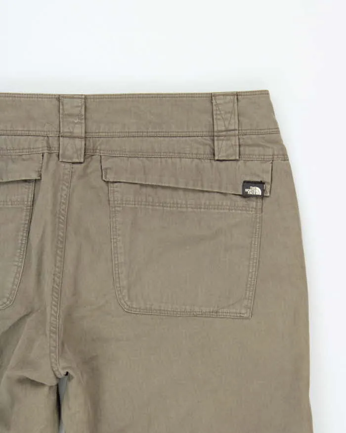 Vintage The North Face Women's Khaki Low Rise Straight Leg Utility Trousers - W32 L31 sold by Rokit product image thumbnail 3