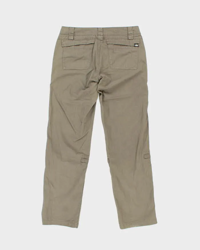 Vintage The North Face Women's Khaki Low Rise Straight Leg Utility Trousers - W32 L31 sold by Rokit product image thumbnail 2