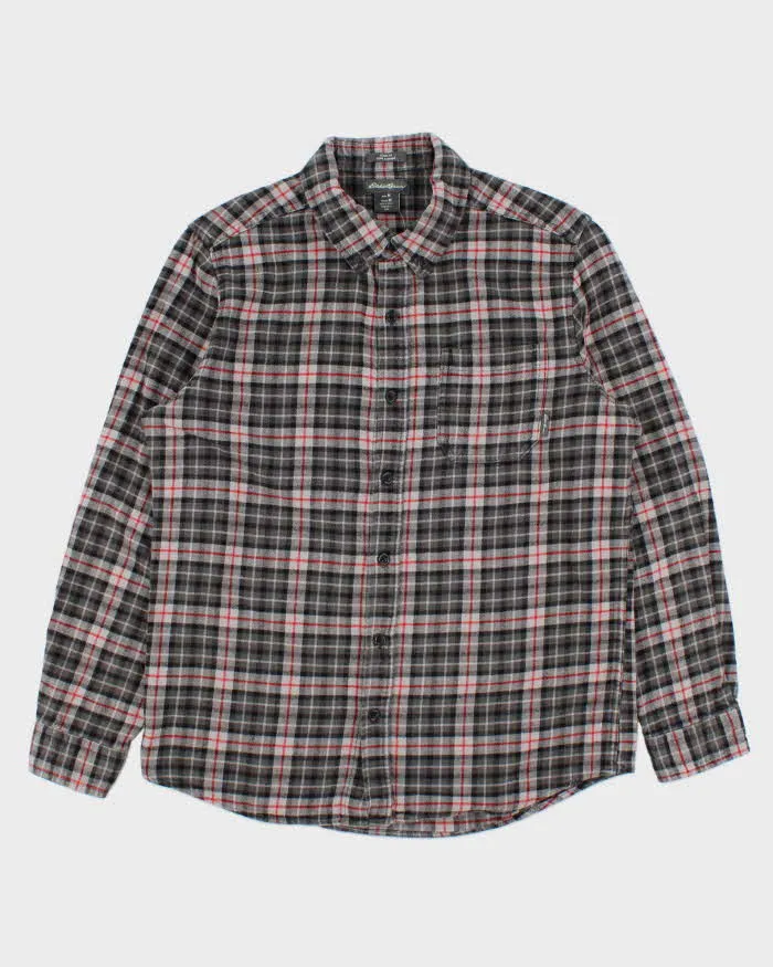 Vintage Eddie Bauer Plaid Long Sleeve Flannel Shirt - M sold by Rokit