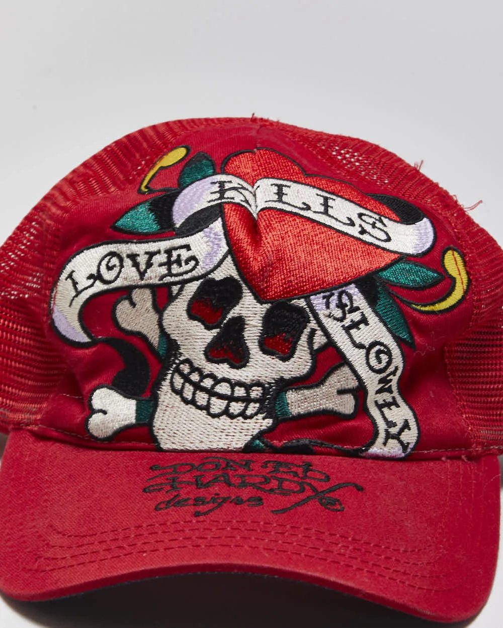 Vintage Y2K 00s Ed Hardy Embroidered Trucker Cap - O/S sold by Rokit product image thumbnail 3