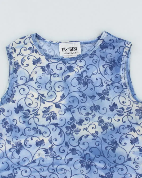 Vintage 90s East West Pattern Top - M sold by Rokit product image thumbnail 3