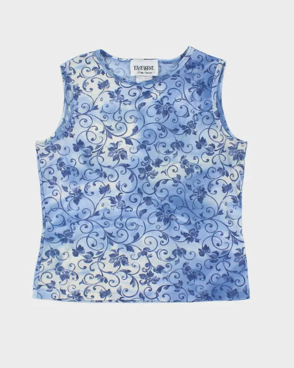 Vintage 90s East West Pattern Top - M sold by Rokit