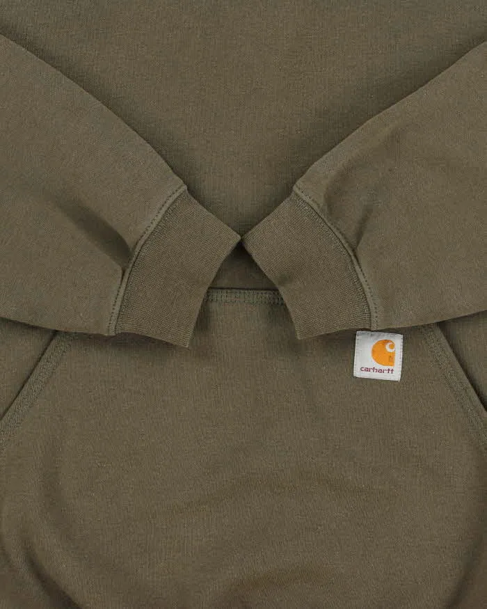 Vintage Carhartt Khaki Original Fit Oversized Pullover Hoodie - M sold by Rokit product image thumbnail 4