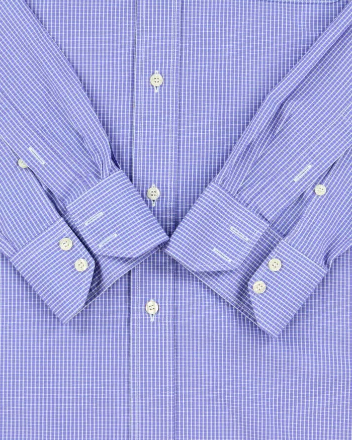 Vintage Y2K 00s Lacoste Check Long Sleeve Shirt - L sold by Rokit product image thumbnail 5