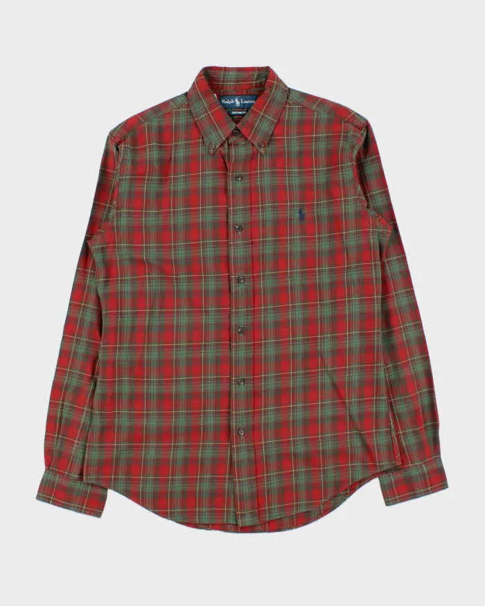 Vintage 00s Ralph Lauren Tartan Long Sleeve Oversized Shirt - S sold by Rokit