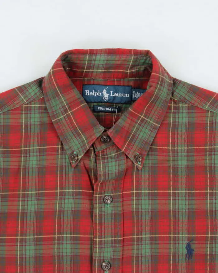 Vintage 00s Ralph Lauren Tartan Long Sleeve Oversized Shirt - S sold by Rokit product image thumbnail 5