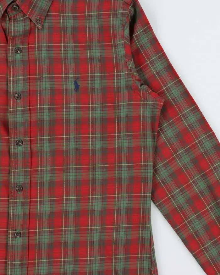 Vintage 00s Ralph Lauren Tartan Long Sleeve Oversized Shirt - S sold by Rokit product image thumbnail 3