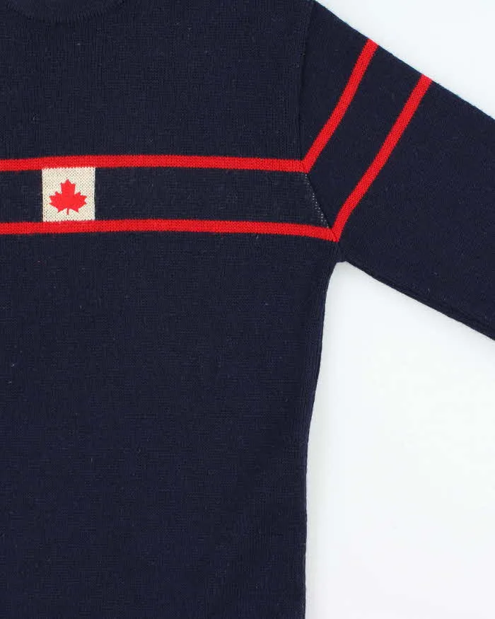 Vintage 1980s Norvyk Canada Wool Crewneck Ski Knit Jumper - S sold by Rokit product image thumbnail 3