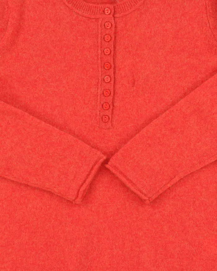 Vintage Cynthia Rowley Quarter-button Cashmere Jumper - M sold by Rokit product image thumbnail 4