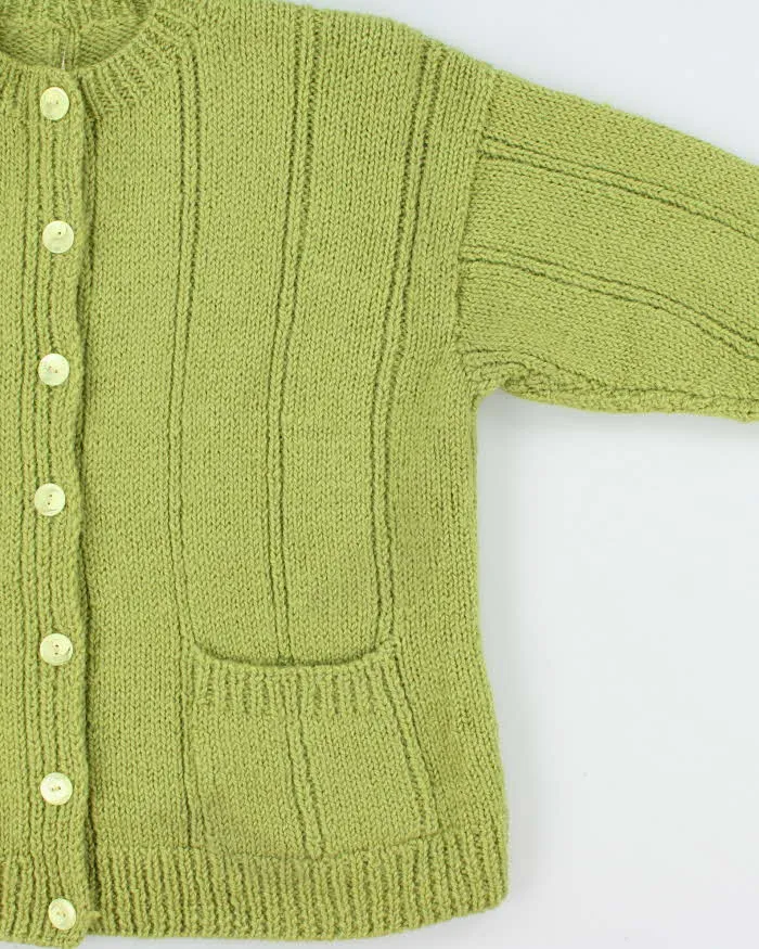 Vintage Boxy Handmade Wool Cardigan - L sold by Rokit product image thumbnail 3