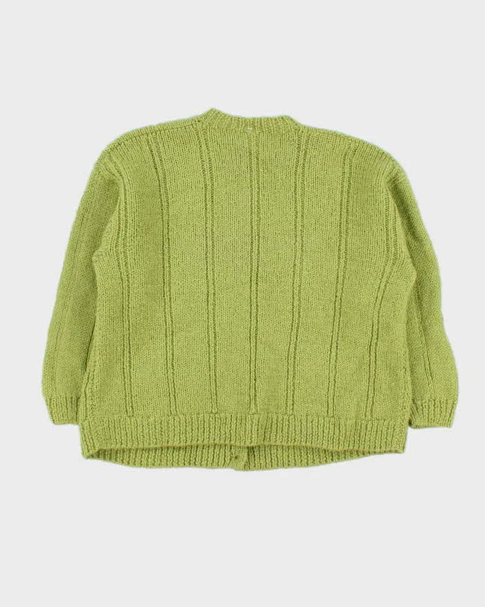 Vintage Boxy Handmade Wool Cardigan - L sold by Rokit product image thumbnail 2