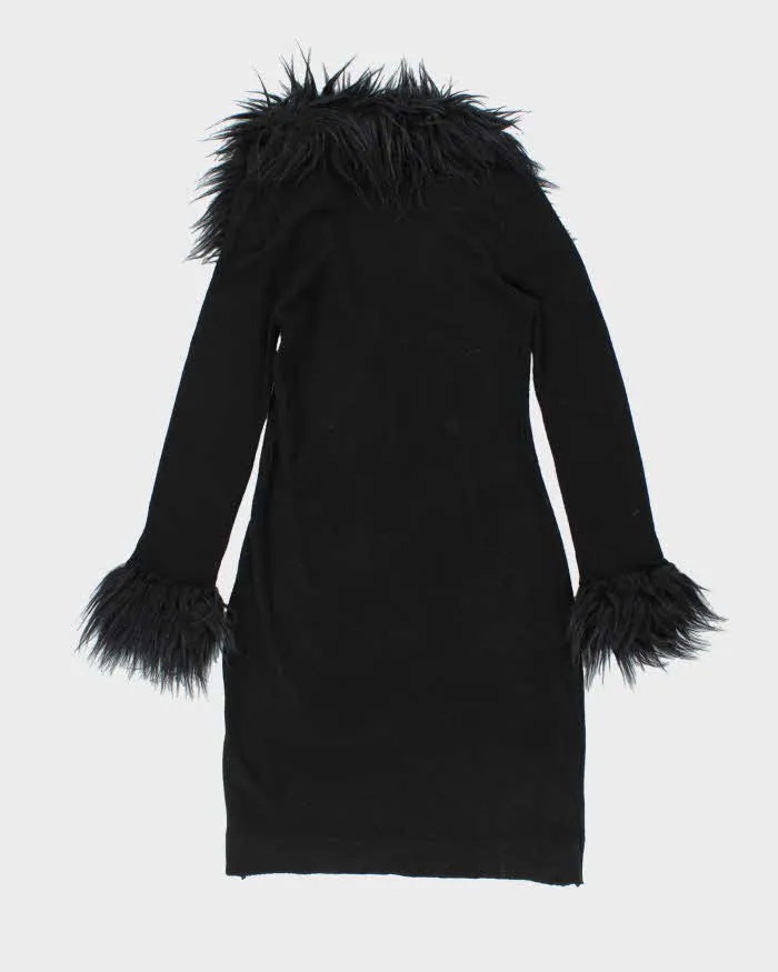 Vintage Y2k 00s Bebe Faux Fur Trim Long Cardigan - M sold by Rokit product image thumbnail 2
