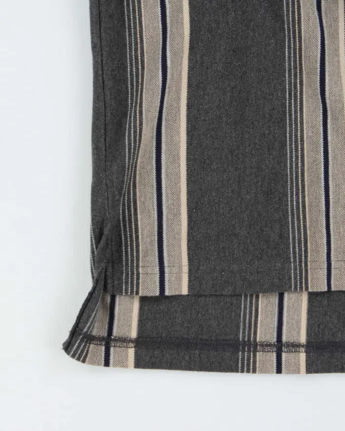 Vintage 1990s Chaps Ralph Lauren Striped Long Sleeve Polo Shirt - L sold by Rokit product image thumbnail 5