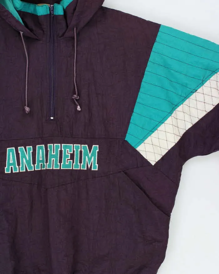 Vintage 1990s Mighty Ducks Hockey All Stars Oversized Quarter-Zip Jacket - M sold by Rokit product image thumbnail 5