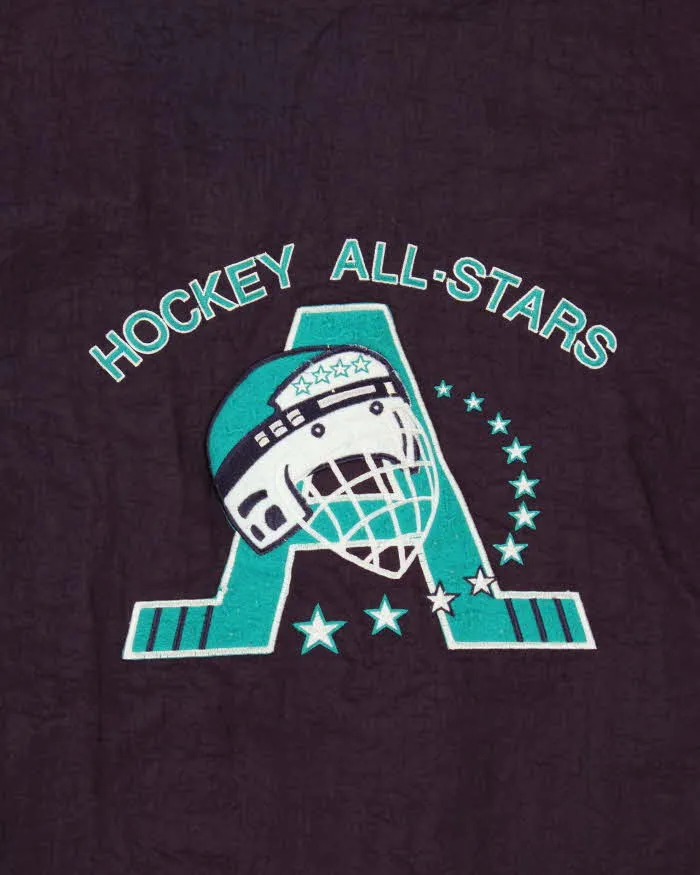 Vintage 1990s Mighty Ducks Hockey All Stars Oversized Quarter-Zip Jacket - M sold by Rokit product image thumbnail 3