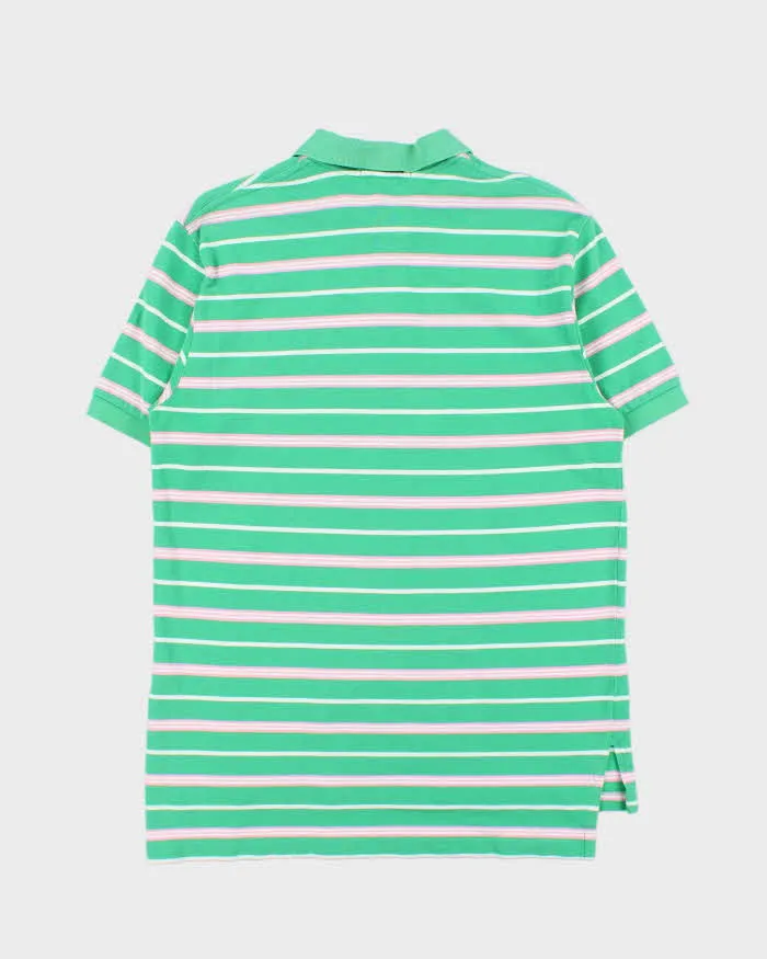 Vintage Y2K 00s Polo Ralph Lauren Striped Polo Shirt - L sold by Rokit product image thumbnail 2