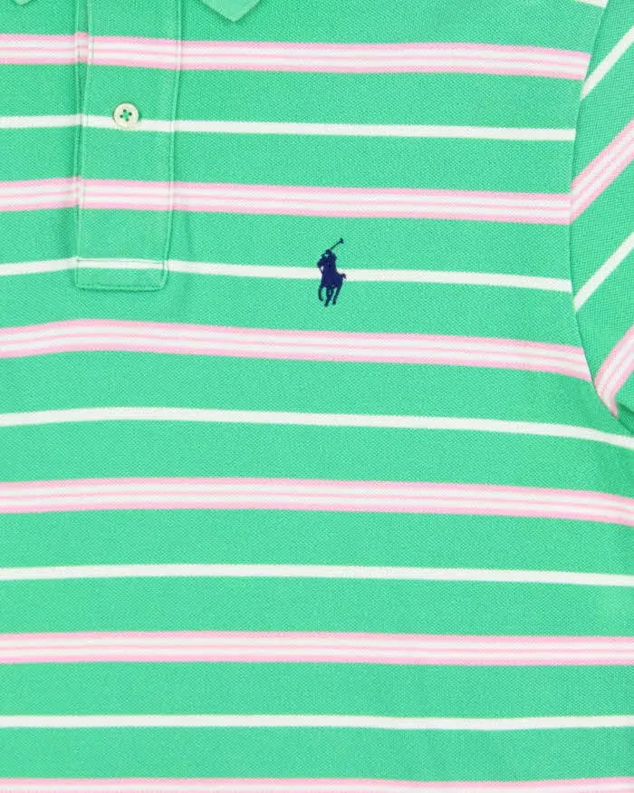 Vintage Y2K 00s Polo Ralph Lauren Striped Polo Shirt - L sold by Rokit product image thumbnail 4