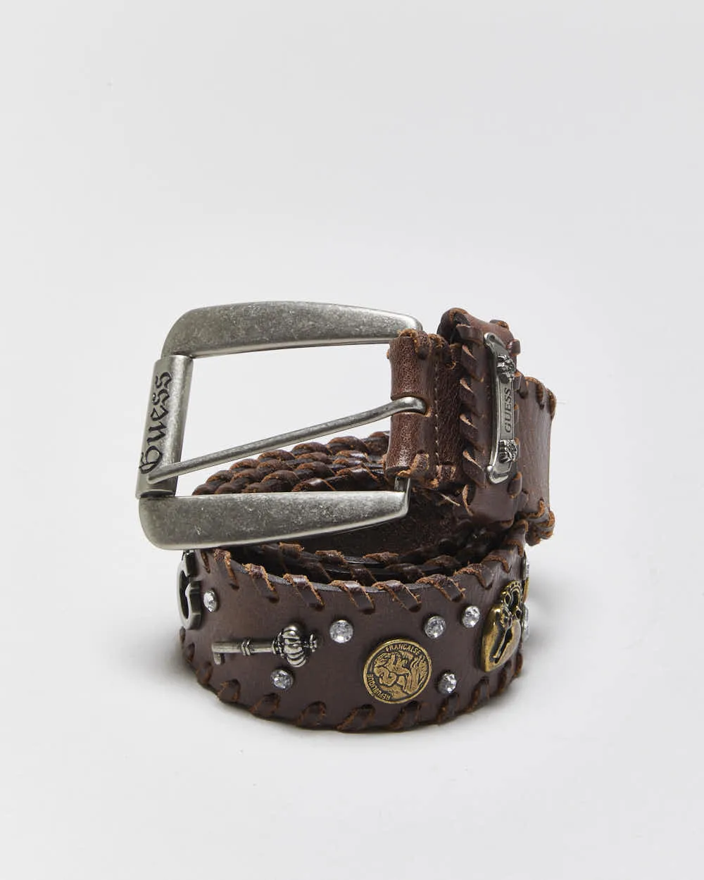 Vintage Y2k 00s Guess Charm Belt - W29-W33 sold by Rokit