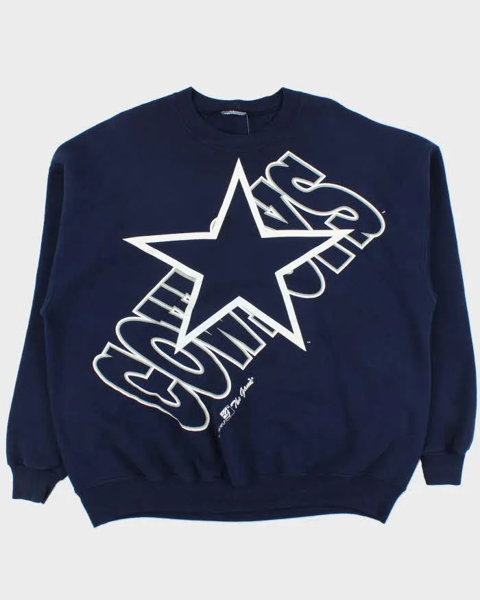 Vintage 1995 The Game Dallas Cowboys NFL Crewneck Sweatshirt - XXL sold by Rokit