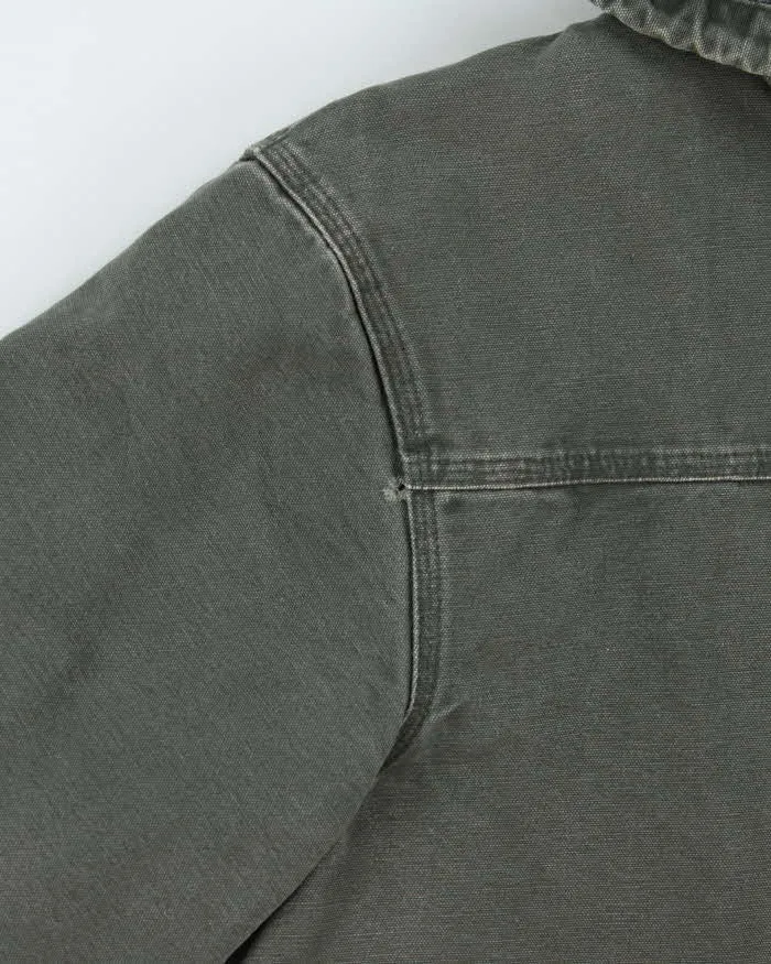Vintage 2005 Carhartt C68 Ridge Fleece Lined Oversized Hooded Workwear Jacket - L sold by Rokit product image thumbnail 5