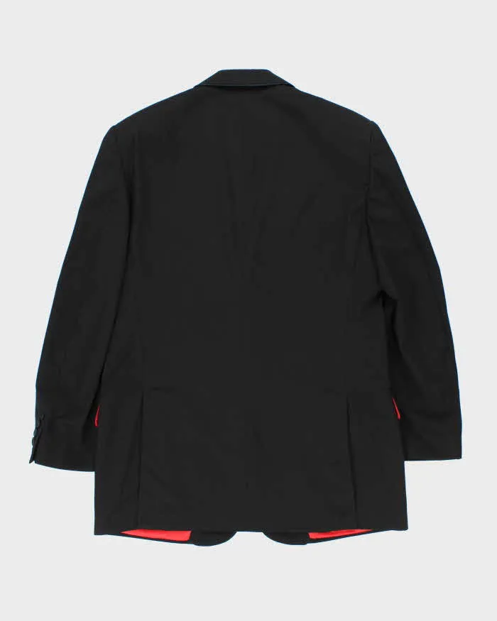 Vintage 00s Valentino Garavani Satin Detailed Wool Two-Piece Straight Leg Suit - L sold by Rokit product image thumbnail 3