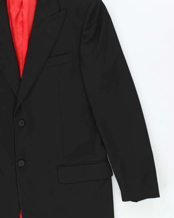 Vintage 00s Valentino Garavani Satin Detailed Wool Two-Piece Straight Leg Suit - L sold by Rokit product image thumbnail 4