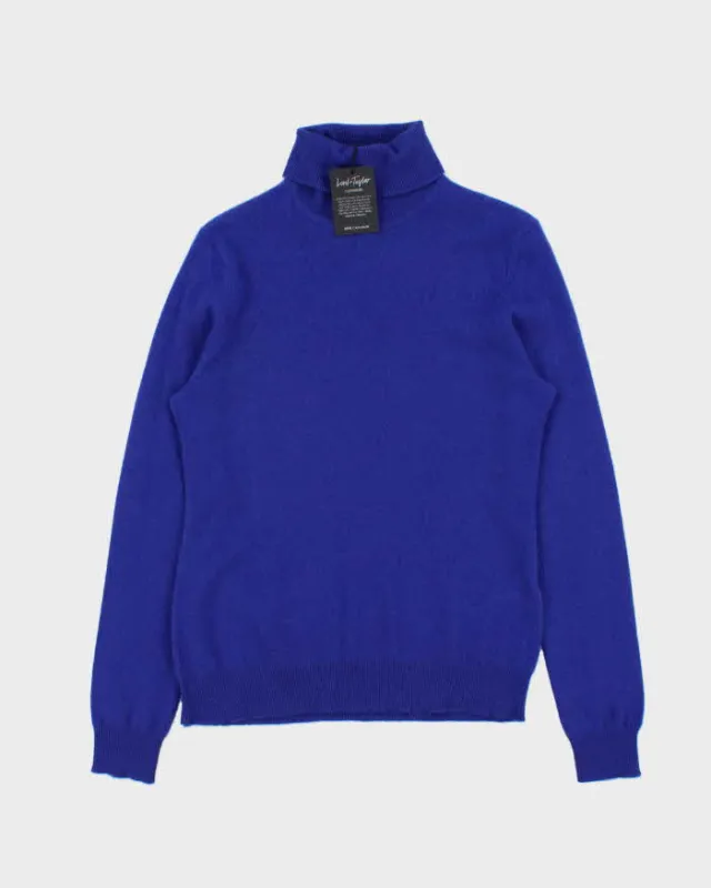 Deadstock Lord & Taylor Cashmere Roll Neck Jumper - M sold by Rokit