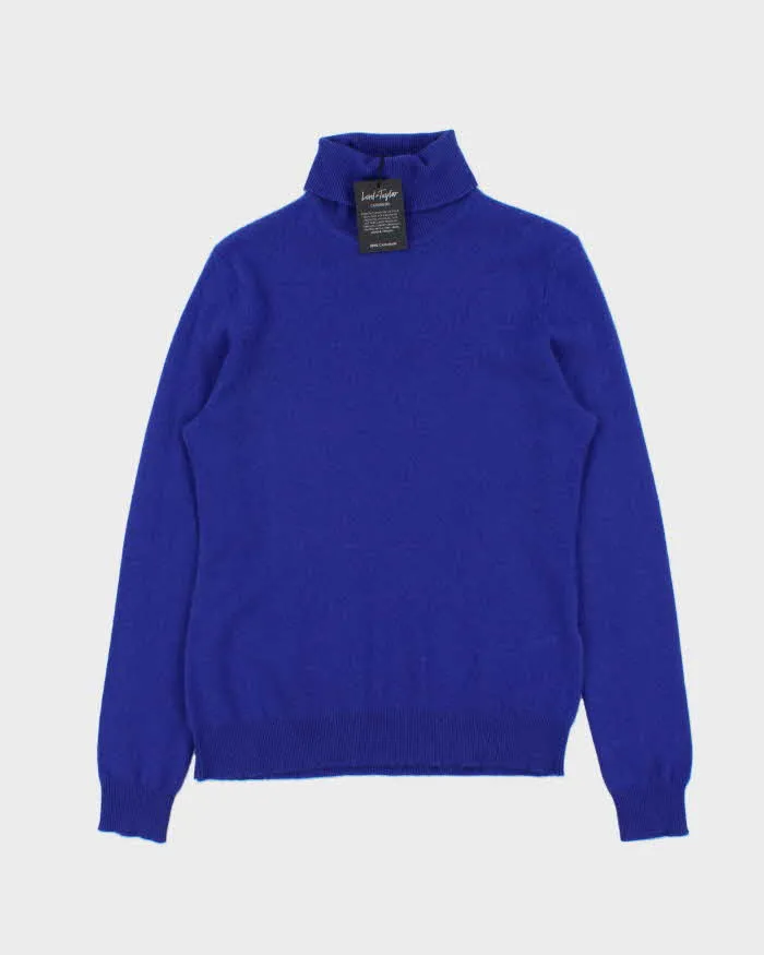 Deadstock Lord & Taylor Cashmere Roll Neck Jumper - M sold by Rokit