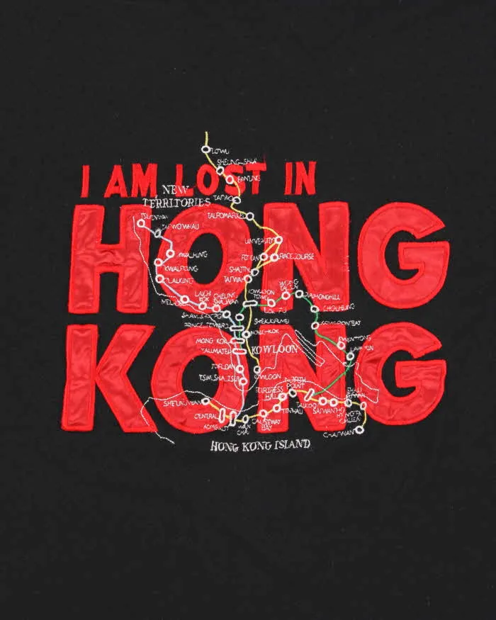 Vintage 1990s Hong Kong Island Embroidered Crewneck T-Shirt - L sold by Rokit product image thumbnail 3