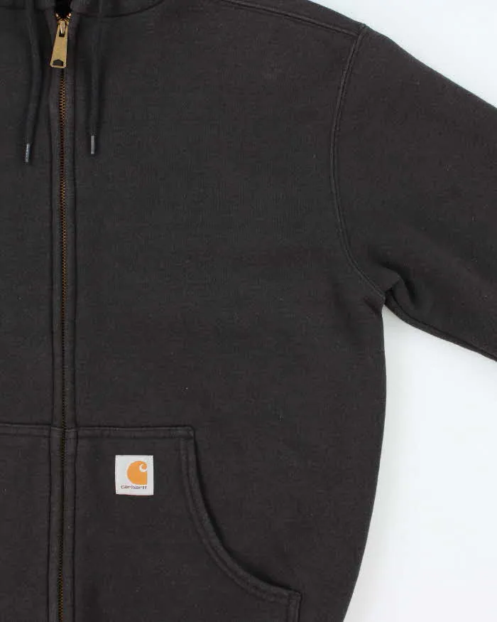 Vintage Carhartt Insulted Oversized Zip-Up Workwear Hoodie - S sold by Rokit product image thumbnail 3