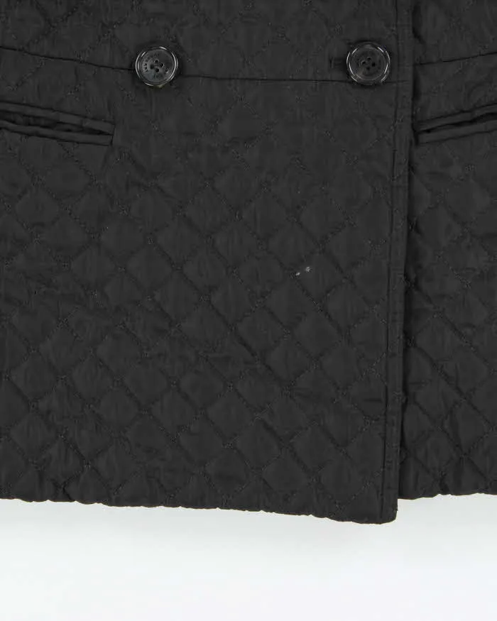 Vintage 00s Women's Burberry Double Breasted Diamond Quilt Jacket - L sold by Rokit product image thumbnail 5