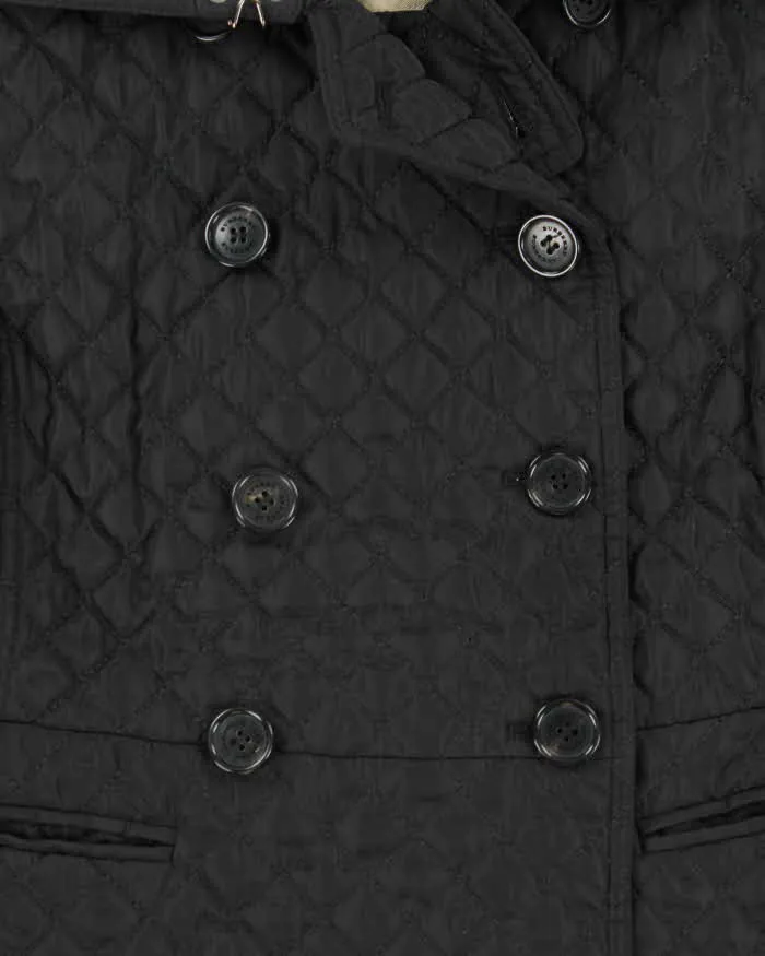 Vintage 00s Women's Burberry Double Breasted Diamond Quilt Jacket - L sold by Rokit product image thumbnail 4