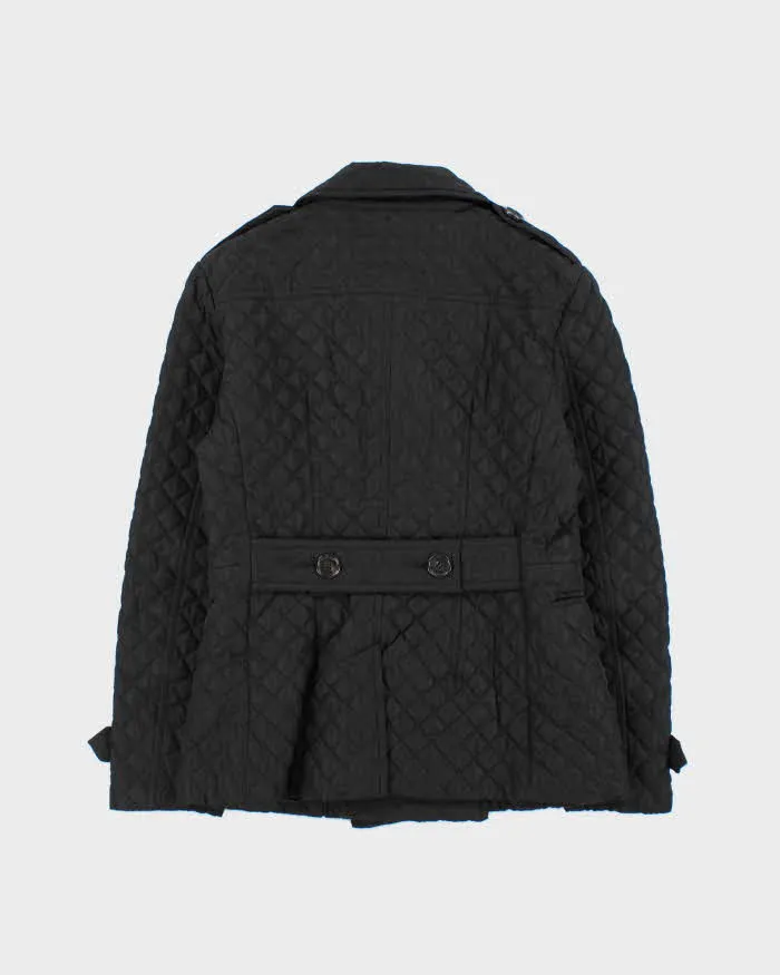 Vintage 00s Women's Burberry Double Breasted Diamond Quilt Jacket - L sold by Rokit product image thumbnail 2