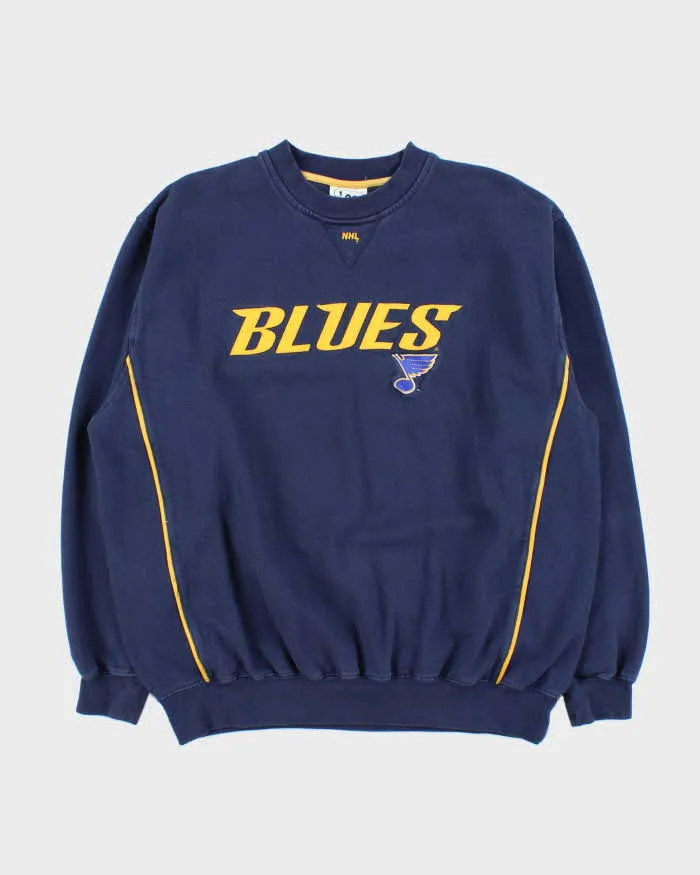 Vintage 00s Lee Sport St. Louis Blues NHL Crewneck Sweatshirt - L sold by Rokit