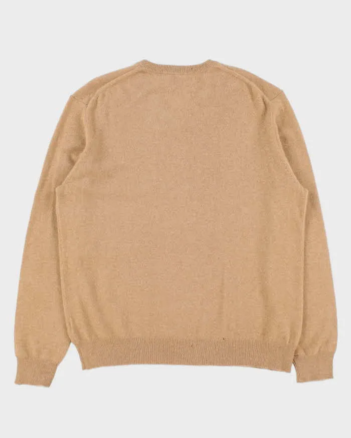 Vintage Black & Brown 1826 Cashmere V-Neck Knit Jumper - XL sold by Rokit product image thumbnail 2