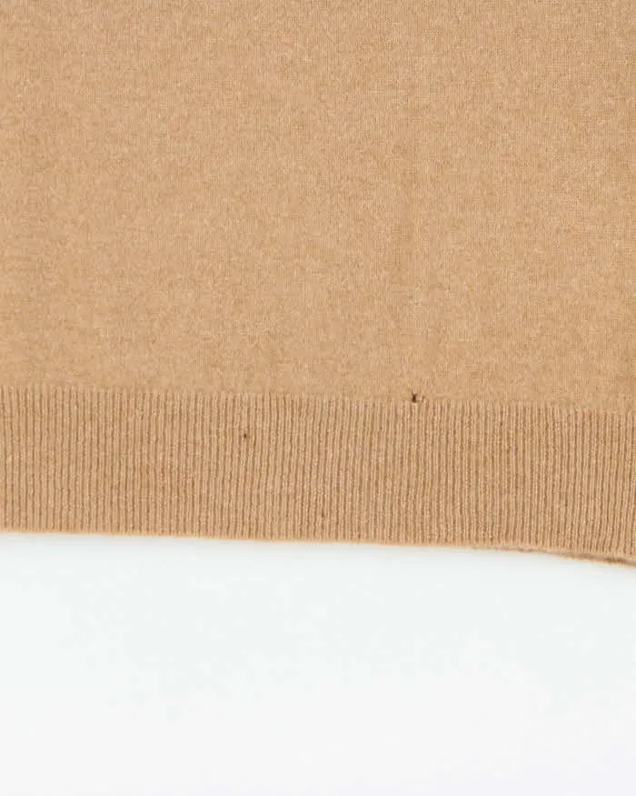 Vintage Black & Brown 1826 Cashmere V-Neck Knit Jumper - XL sold by Rokit product image thumbnail 3