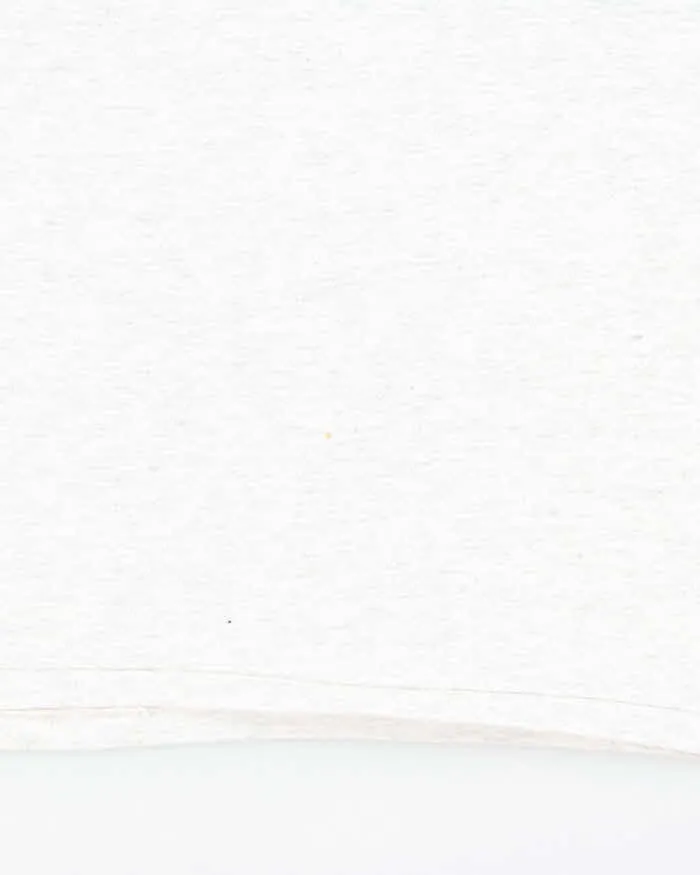 Vintage 1991 Oneita Power-T Single Stitch Mole Grey Crewneck T-Shirt - L sold by Rokit product image thumbnail 4