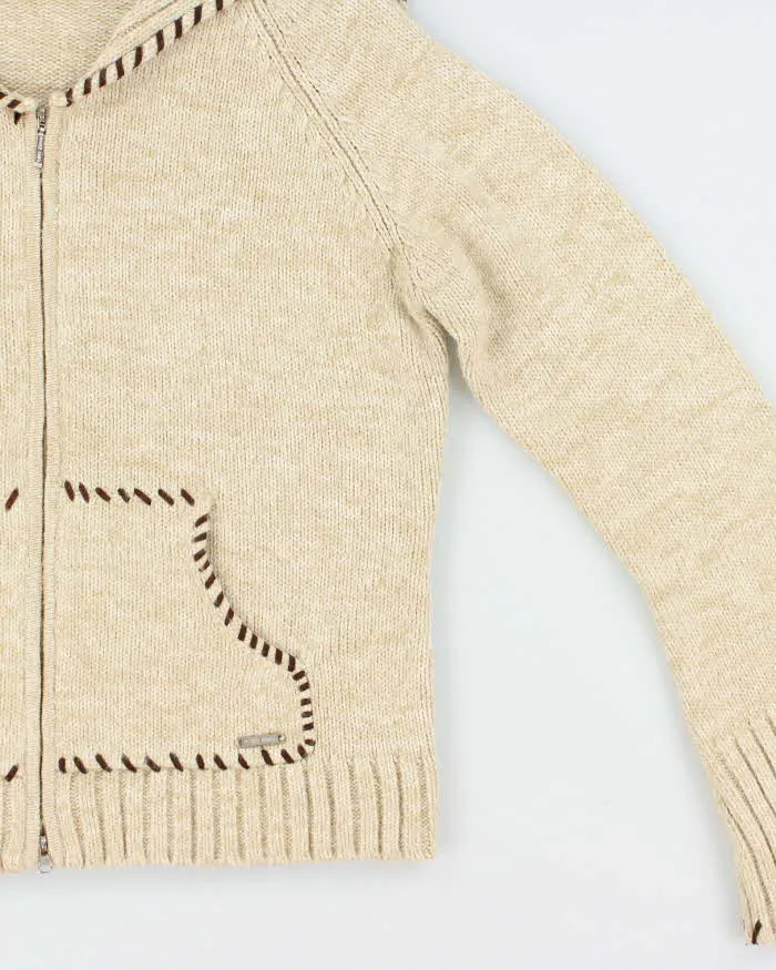 Vintage 00s Point Zero Double Zip Knit Jumper - L sold by Rokit product image thumbnail 3