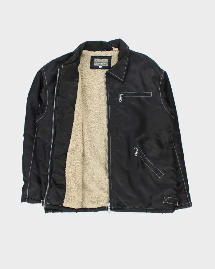 Vintage 1990s Point Zero Sherpa Lined Contrast Stitch Oversized Jacket - M sold by Rokit product image thumbnail 5