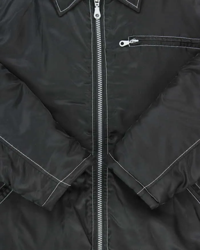 Vintage 1990s Point Zero Sherpa Lined Contrast Stitch Oversized Jacket - M sold by Rokit product image thumbnail 4