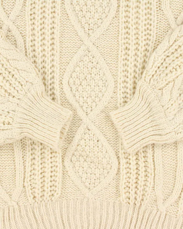 Vintage Aran Knit Chunky Jumper - XL sold by Rokit product image thumbnail 4