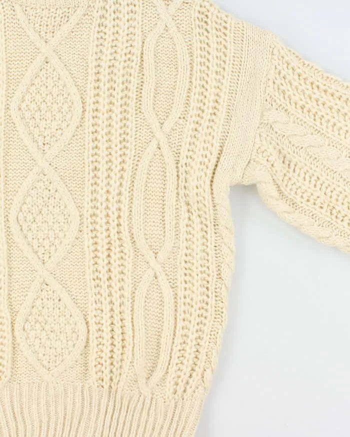 Vintage Aran Knit Chunky Jumper - XL sold by Rokit product image thumbnail 3