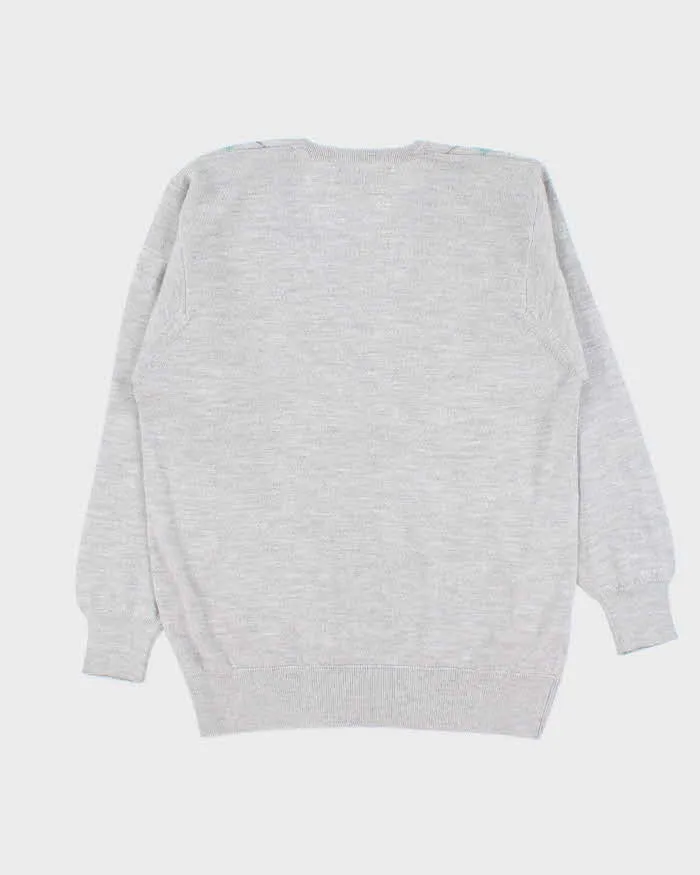 Vintage Pringle V-neck Wool Jumper - L sold by Rokit product image thumbnail 2