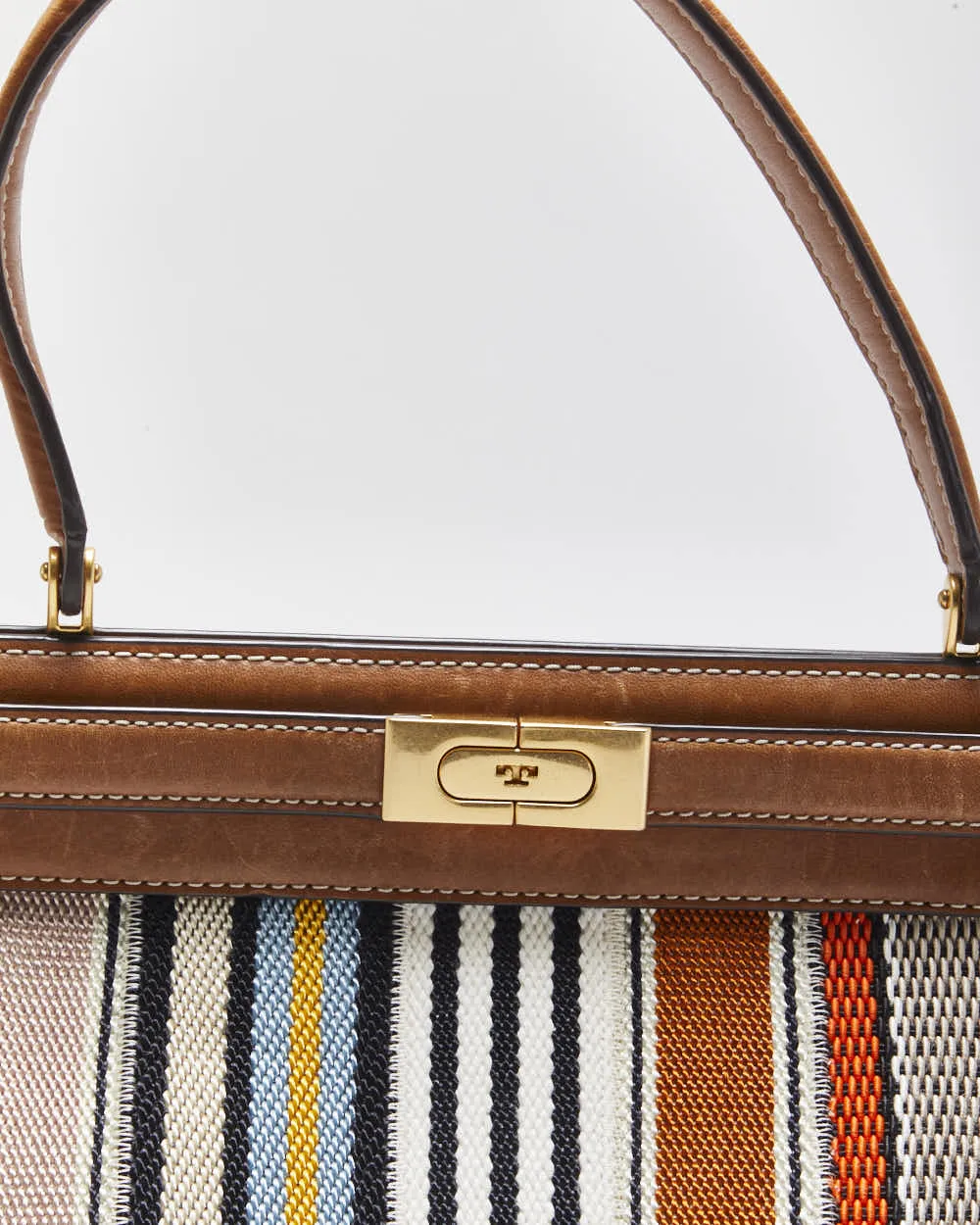 Tory Burch Lee Radziwill Webbing Patchwork Handbag sold by Rokit product image thumbnail 3