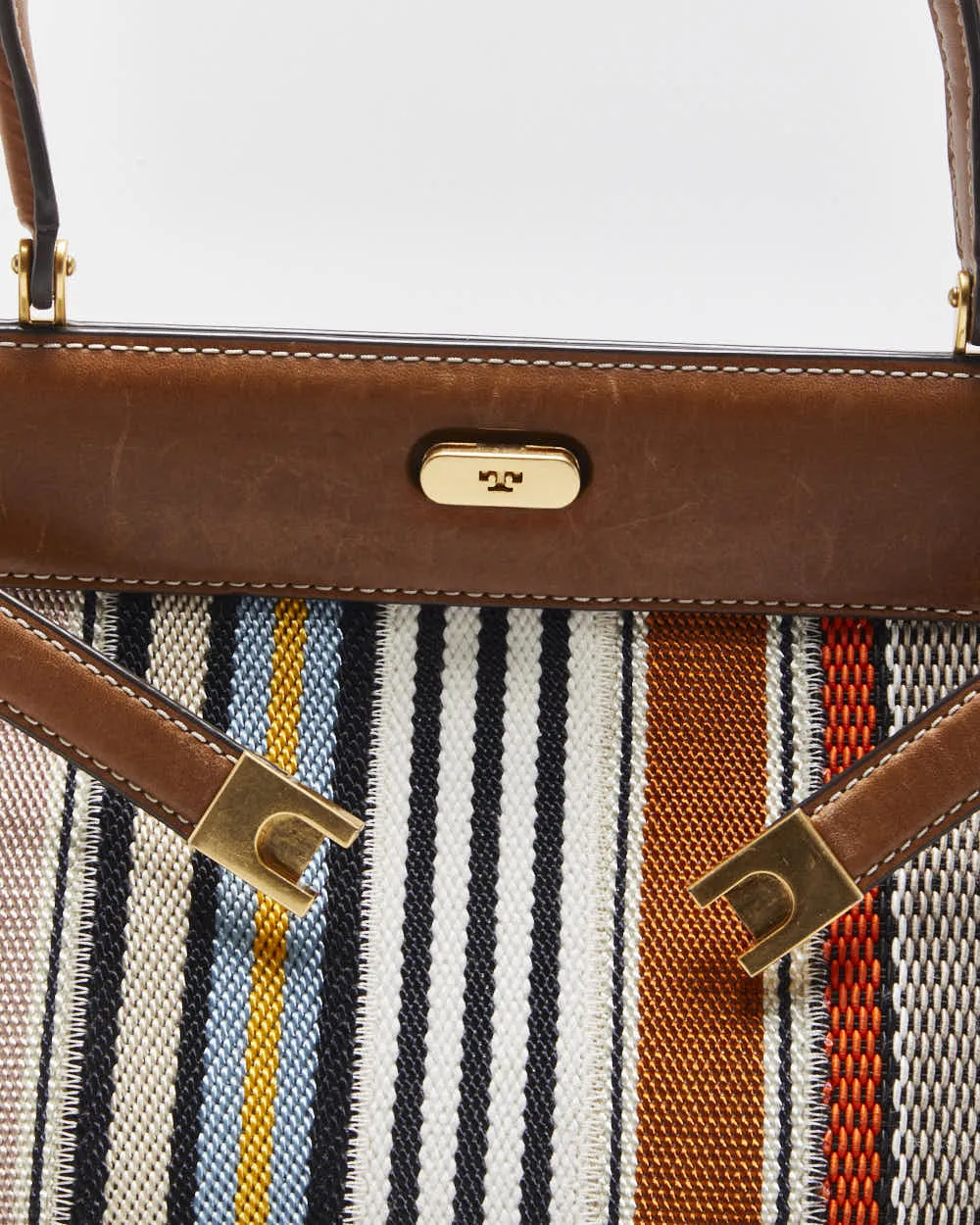 Tory Burch Lee Radziwill Webbing Patchwork Handbag sold by Rokit product image thumbnail 5