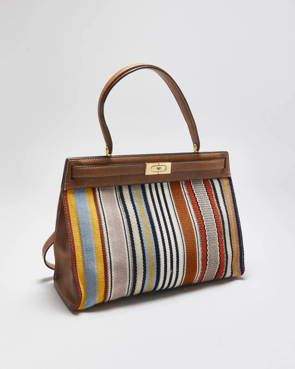 Tory Burch Lee Radziwill Webbing Patchwork Handbag sold by Rokit