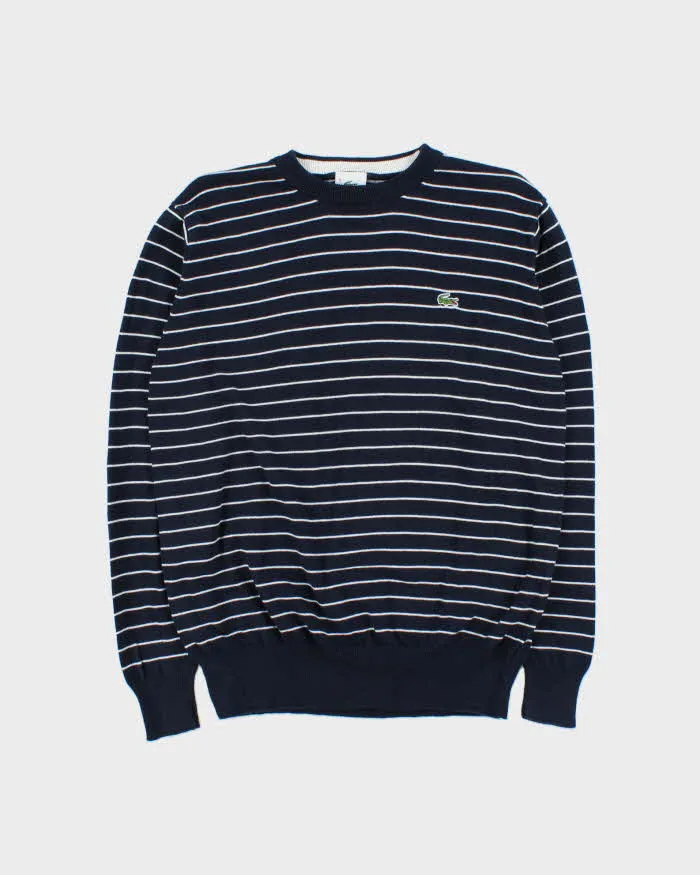 Vintage Lacoste Stripe Knit Jumper - M sold by Rokit